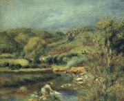 Pierre Renoir The Wasberwoman Spain oil painting artist